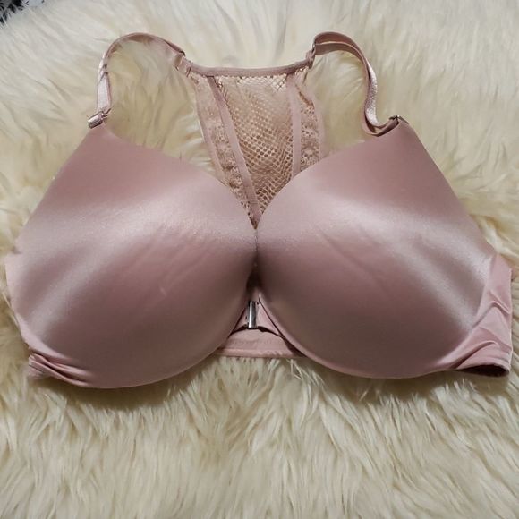 Victoria's Secret Pink Lace Racerback Bra - Picture 1 of 9
